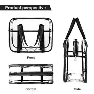 Versatile ONEGenug Clear Toiletry Bag - Waterproof & Large