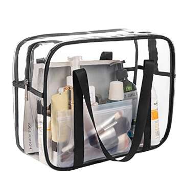 Versatile ONEGenug Clear Toiletry Bag - Waterproof & Large