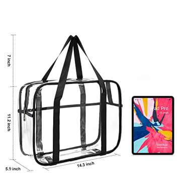 Versatile ONEGenug Clear Toiletry Bag - Waterproof & Large