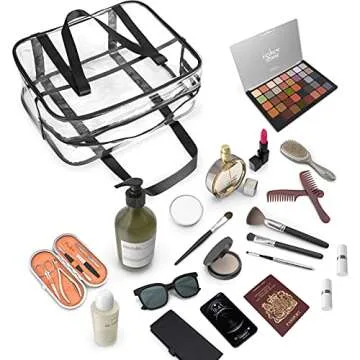 Versatile ONEGenug Clear Toiletry Bag - Waterproof & Large