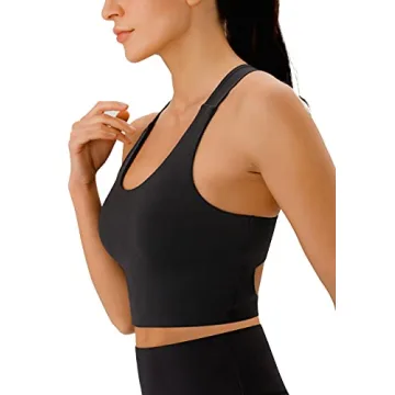 JOYSPELS Cross Back Sports Bra for Women Stylish Support