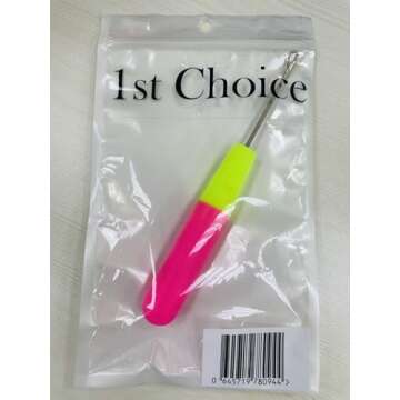 Large Crochet Braid Hair - Knots - Curl, Crochet Needle 1 piece