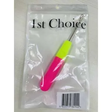 Large Crochet Braid Hair - Knots - Curl, Crochet Needle 1 piece