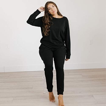 Cozy Earth Women's Ultra-Soft Jogger Pant, Color Black, Size X-Small