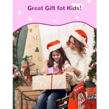 Amazmic Kids Karaoke Microphone with Lights and Bluetooth