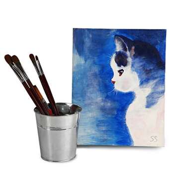 KINJOEK 16 Pack Galvanized Bucket Planter Set for Decor