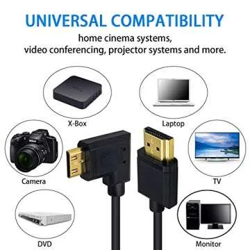 Duttek Mini HDMI to HDMI Coiled Cable - Ultra-Thin 4K