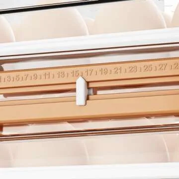 Large Capacity 60 Count Egg Organizer for Refrigerator