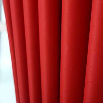 Doorway Panel Room Divider Solid Blackout Curtains 47 Inch Grommet Drapes Room Darkening Thermal Ins...