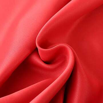 Doorway Panel Room Divider Solid Blackout Curtains 47 Inch Grommet Drapes Room Darkening Thermal Insulated Energy Efficient Window Treatment for Bay Window 1 Panel W79 x L47 Inch