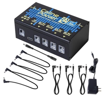Caline Mini True Isolated Guitar Pedal Power Supply - Type-C Output, Daisy Chain