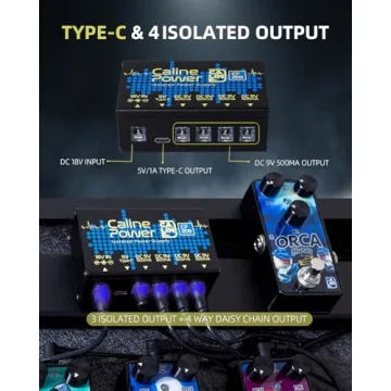 Caline True Isolated Guitar Pedal Power Supply