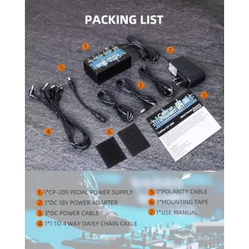 Caline True Isolated Guitar Pedal Power Supply