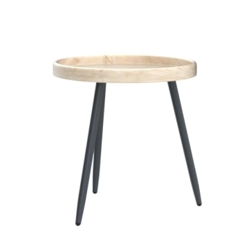 LITA Log Round Side End Table for Any Room