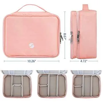 Travel Electronics Organizer Waterproof & Stylish for Cables