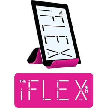 iFLEX Adjustable Cell Phone and Tablet Stand for All Ages – Flexible Phone Holder Holds Many Devices Perfect for Hands Free Video Calls and So Much More!