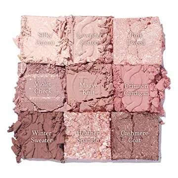 dasique Violet Knit Shadow Palette 9 Blendable Shades