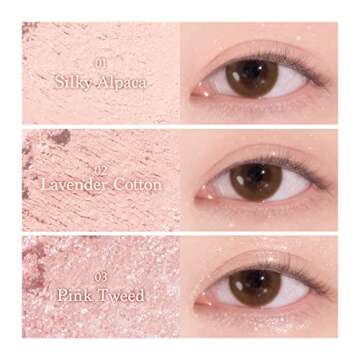 dasique Violet Knit Shadow Palette 9 Blendable Shades