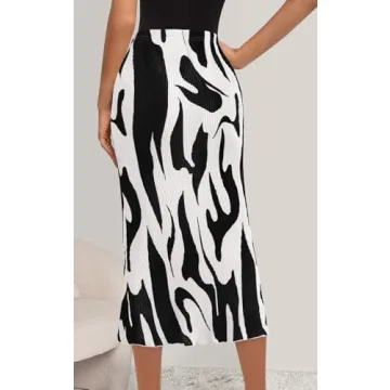 Buy PRETTYGARDEN Women's Pleated Midi Skirt Online