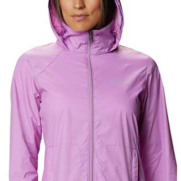 Columbia Women’s Switchback III Waterproof Rain Jacket, Blossom Pink, Medium