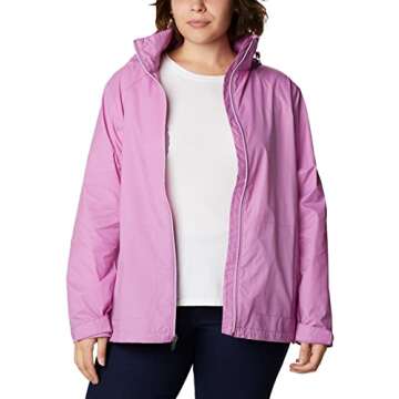 Columbia Women’s Switchback III Waterproof Rain Jacket, Blossom Pink, Medium