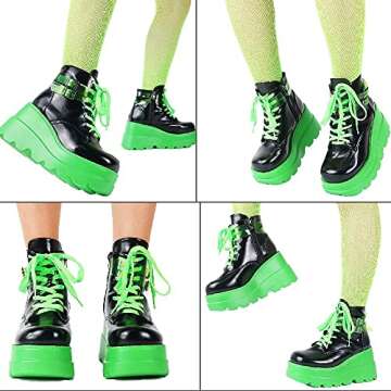 Stylish CELNEPHO Chunky Platform Boots for Women