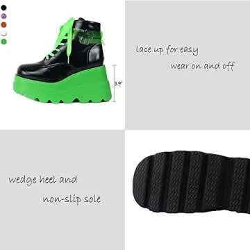 Stylish CELNEPHO Chunky Platform Boots for Women