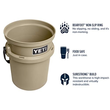 Durable YETI LoadOut 5-Gallon Bucket for All Uses