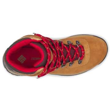 Columbia Women's Newton Ridge Plus Waterproof Amped, Elk/Mountain Red, 7 M US