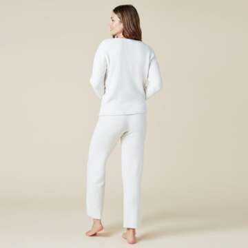 Softies Marshmallow V-Neck Lounge Set for Women XS