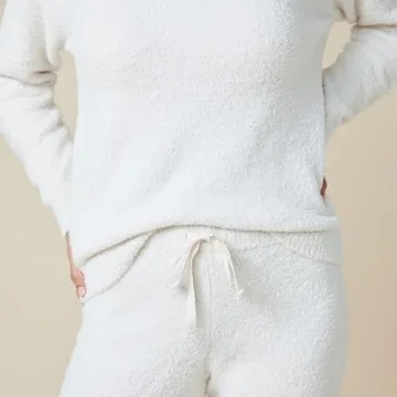 Softies Marshmallow V-Neck Lounge Set for Women XS