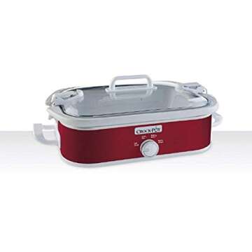 Crock-Pot FBA_23627808207011962-1414277969-CA Casserole Crock, Red, reg