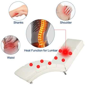 YOLENY Electric Recliner Heated Massage Lounge Chair