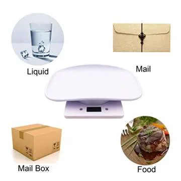 New Model Electronic Kitchen Post Scale MAX 10KG (22 LB) Hamster Scale Guinea Pig Scale Little Bird Scale Newborn pet Scale