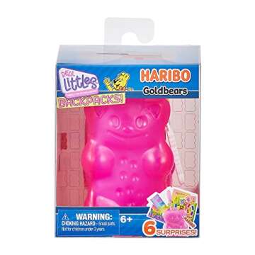 Real Littles - Collectible micro Haribo Goldbears Backpack with 6 surprises inside!