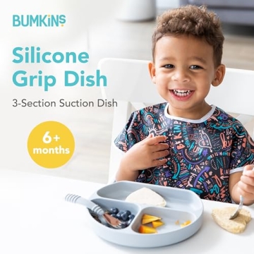 Bumkins Baby Suction Plate - Perfect for Toddler Meals