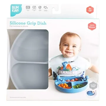 Bumkins Baby Suction Plate - Perfect for Toddler Meals
