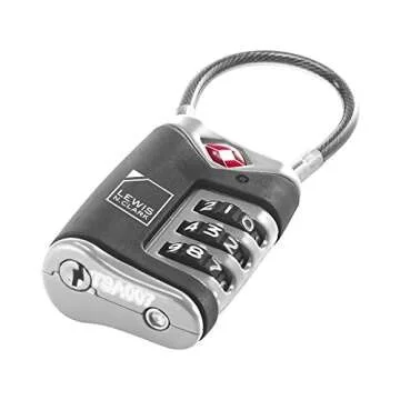 Lewis N. Clark TSA Cable Lock 2 Pack – Secure Your Luggage Effortlessly