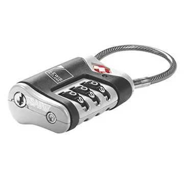 Lewis N. Clark TSA Cable Lock 2 Pack - Durable & Versatile