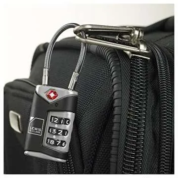 Lewis N. Clark TSA Cable Lock 2 Pack - Durable & Versatile