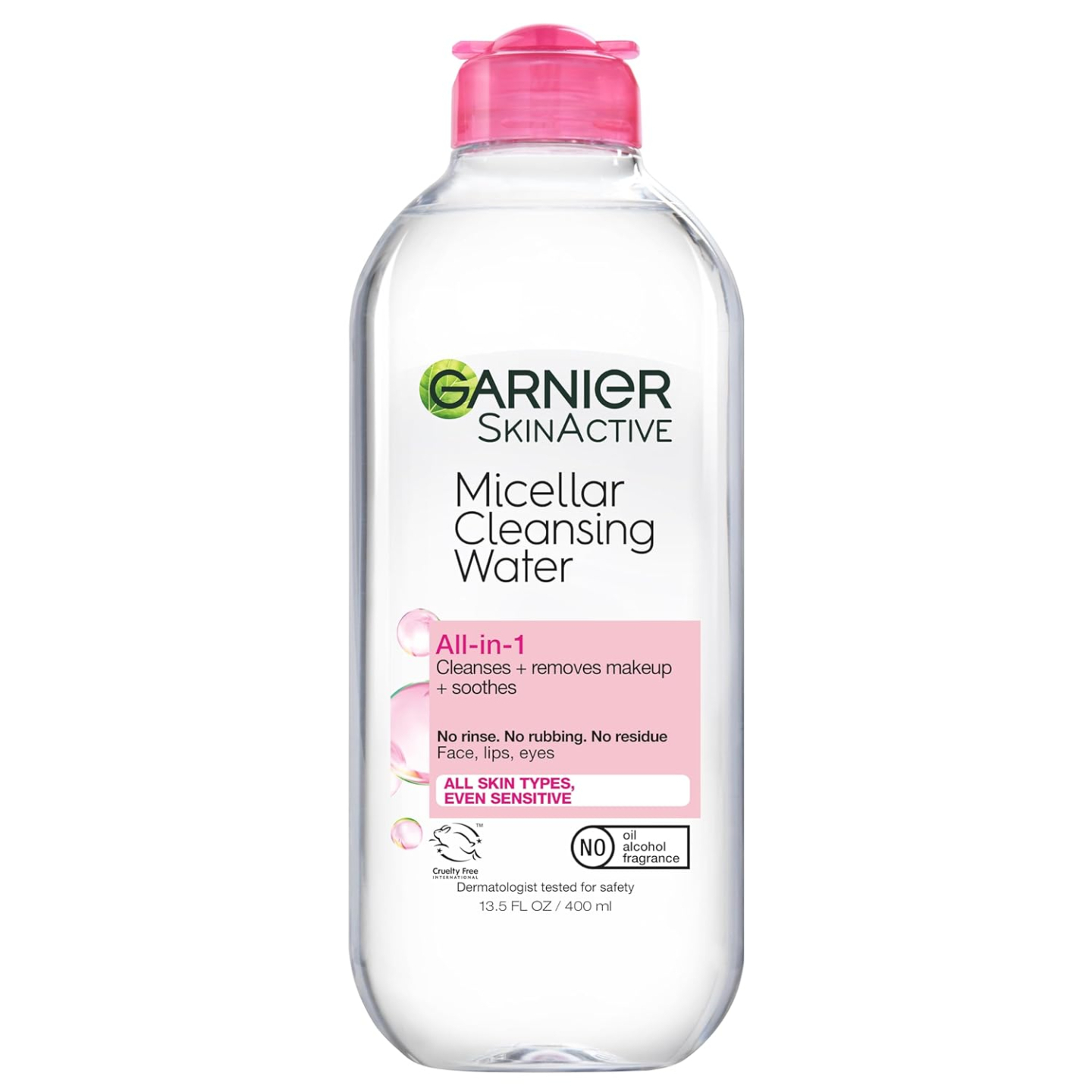 Garnier Micellar Water for Sensitive Skin, 13.5 Fl Oz