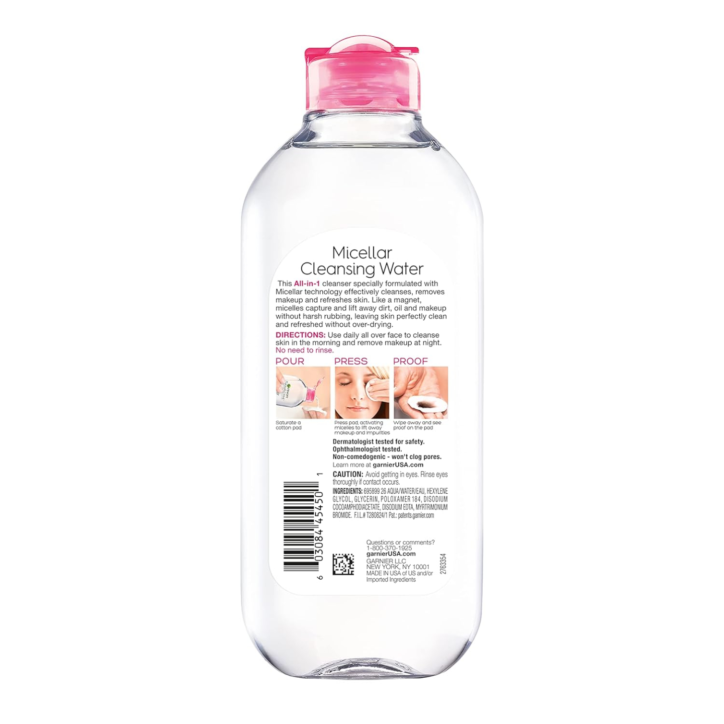 Garnier Micellar Water for Sensitive Skin, 13.5 Fl Oz