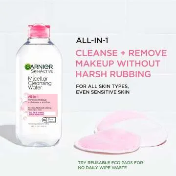 Garnier Micellar Water for Sensitive Skin, 13.5 Fl Oz