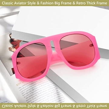 FEISEDY Retro Aviator Sunglasses Unisex Fashion Shades