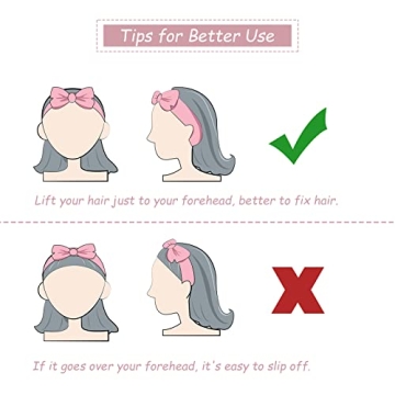 AiMHariacc Cute Bow Headband Set for Skincare and Spa