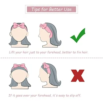 AiMHariacc Cute Bow Headband Set for Skincare and Spa