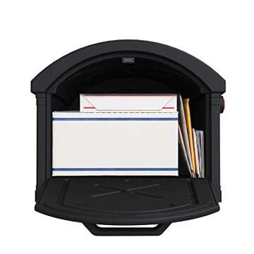Gibraltar Mailboxes GHC40B01 Grand Haven Decorative Package Mailbox, Black: A Stylish and Functional...