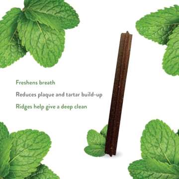 Shameless Pets Dental Treats for Dogs, The Tooth Berry - Healthy Dental Sticks with Immune Support f...