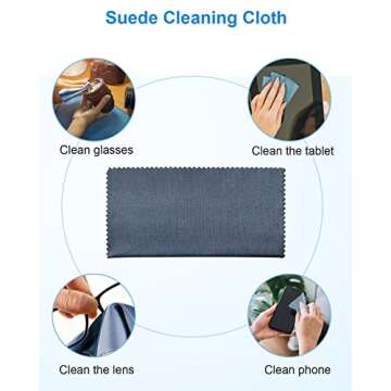 [8 in 1] Cleaner Kit for Airpod,Supfine Cleaning Pen with Brush for Airpods Pro,Multi-Function Cleaner Kit for Earbuds,Earphone,iPod,Keyboard,iPhone,ipad,Laptop(White)