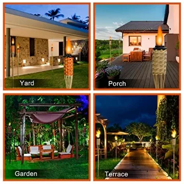 8 Pack Durable Torch Canisters for Stylish Outdoor Lighting